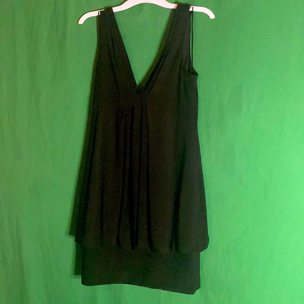 Size S black scrunch midi